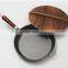 Carbonized wood Pan lid/ wood pan cover/ wood pot cover with handle