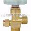 Refrigerant gas cylinder valve