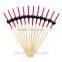 wedding heart shape bamboo pick stick skewer