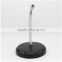 Solid base desktop microphone stand with gooseneck for free adjustment hight and angle