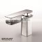 Deck Mount Spring Contemporary golden plated bathroom tap F24287G