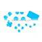 New Solid Full Set Buttons Replacement For PS4 Controller