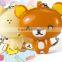 Wholesale cute bear kuma LED light flash keychain