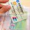 Stocks wholesale high quality clear pvc passport holder Short cover for passport Versatile