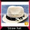 Boater straw cowboy hat