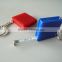 new style promotional square mini keychain tape measure