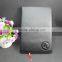 top quality black genuine leather a5 leather diary