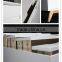 Modern Style White Solid Wood Wardrobe Cabinet Design for European