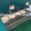 Automatic heating sealing cold cutting plastic shopping bag machine with servo motor