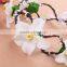 Handmade rose flowers beach head wreath for wedding bridal headdress Hair Accessory headband flower