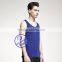 Custom made viscose cotton mens melange color stringer tank top