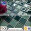 green iridescent mosaic tile