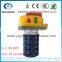Cam switch YMW26-25/4GS with padlock changeover rotary switch 4 poles 2 positions on-off 8 terminals 25A Ui 690V sliver contacts