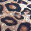 dark brown polyester leopard print milk fiber Spandex sportswear print lycra fabric