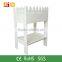 White Wood Garden Flower Pot Outdoor Plant Display Stand Shelf Rack