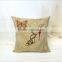Factory direct cotton pillow case square pillowcase used for car ,sofa and seat cushion covers