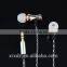 Cheapest eabud headphones and promotional MP3 earbuds earphone earphones with stainless steel housing