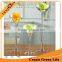 Large Art Glass Goblet Shaped Clear Vase Tall Wholesale