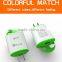 2015 innovative goods ABS fireproof travel charger support quick charger 2.0