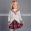 DK0077 dave bella 2015 autumn girls boutique sweater children's clothes girls yellow sweater children's fashionable sweater
