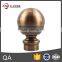 Ball shape curtain rod finials