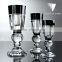 Modern fashioned clear concise glass crystal vase/lead crystal vase/Egypt style Crystal vase
