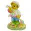 Lovely teddy bear polyresin wedding figuirne wall decor