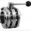 Sanitary handleButterfly Valve