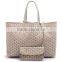 New arrival Korean style PU leather women's handbag, tote leather travel bag,multicolor travel bag