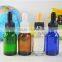 Color coating essential oil bottle Glass essential oil bottle