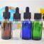 Color coating essential oil bottle Glass essential oil bottle