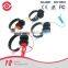 Yes-Hope Foldable wired over-ear stereo headset headphone with soft leather ear cups and in-line mic