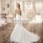 VDN27 White Tulle Lace Appliqued Bodice Bridal wedding Dress Low Back Sweetheart Vestido De Noiva Sexy for Formal Wedding Party