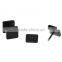 2 Pairs Faux [Fake] Cheater Style Steel 18G Square Plug Look Earlet Standard Earrings