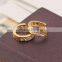 Simple Zircon Hoop Earrings-Cubic Zirconia 18K Gold Plated Hoop Huggie Handmade Earrings