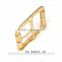 Hot selling elegant gold surface coating pin bar buckle for belt handbag