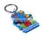 oem silicone key chain hook