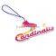 cute design silicone rubber key chain pepper spray