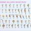 2016 New Arrival fashion nail art decoration nail art studs 3d metal alloy rivets