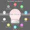 Bluetooth Speaker Tap Control LED Lamp Dimmable Night Light FM
