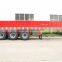 New tri axle side drop flatbed semi trailer / side wall cargo trailer for sale (ISO twist locks are optional)