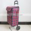 Customizable convenience foldable women used shopping trolley bag from China supplier