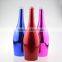 New design champagne bottle spray liquor bottle black red liquor bottle