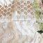 Wholesale rustic style embroidered sheer lace curtain drapery for club room drapes