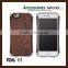 New design metal bumper case+wood mobile phone case for Phone 6
