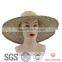 Cheap fashion ladies straw hats plain hat