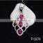 Fashion Jewelry Set Jewelry Silver Earrings And Necklace For Display Set