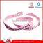 Factory wholesale custom promotional ribbon bracelet