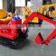 kids ride on toy mini excavator 360 degree rotation amusement equipment for sale