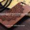 Wood add pc DIY phone case decoration printing for iphone 6s cover.